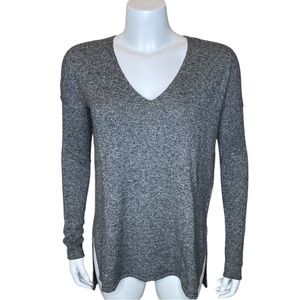 Babaton Aritzia Erin Sweater XS Linen Wool Blend Gray